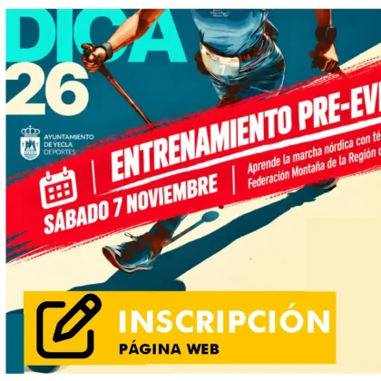 Inscripción Entrenamiento<br>Marca Nórdica